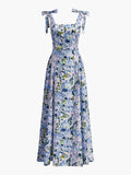 Robe à bretelles imprimé floral