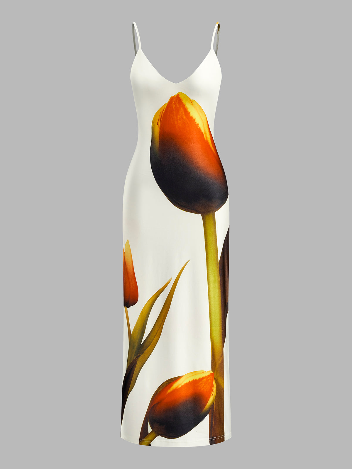 Robe débardeur à imprimé floral 