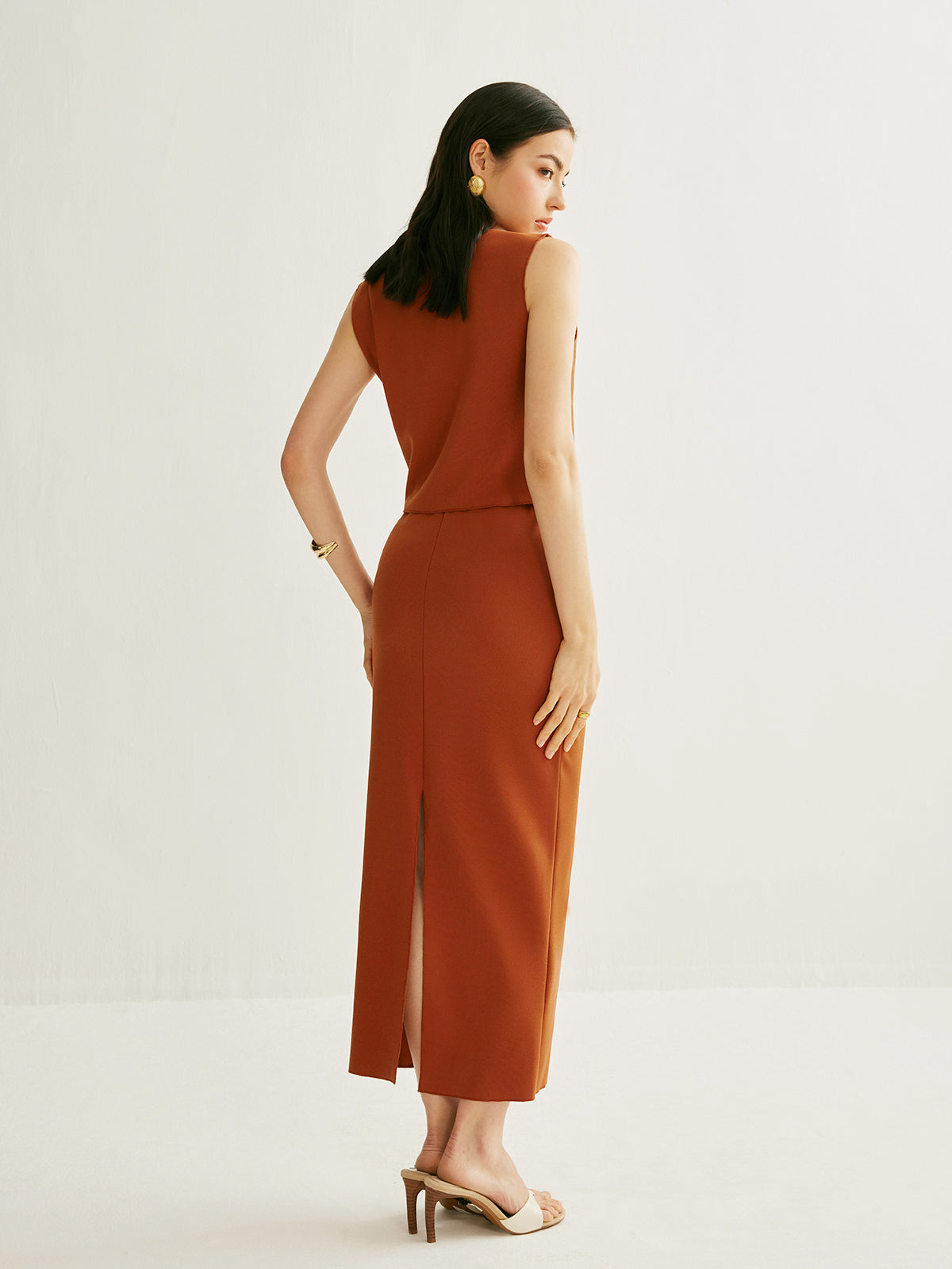 A-Linien-Rock mit elastischem Bund 