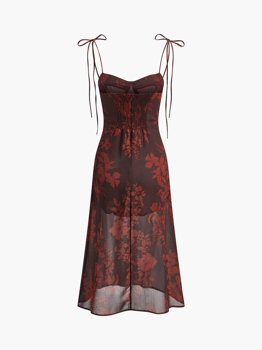 Geblümtes Trägerkleid