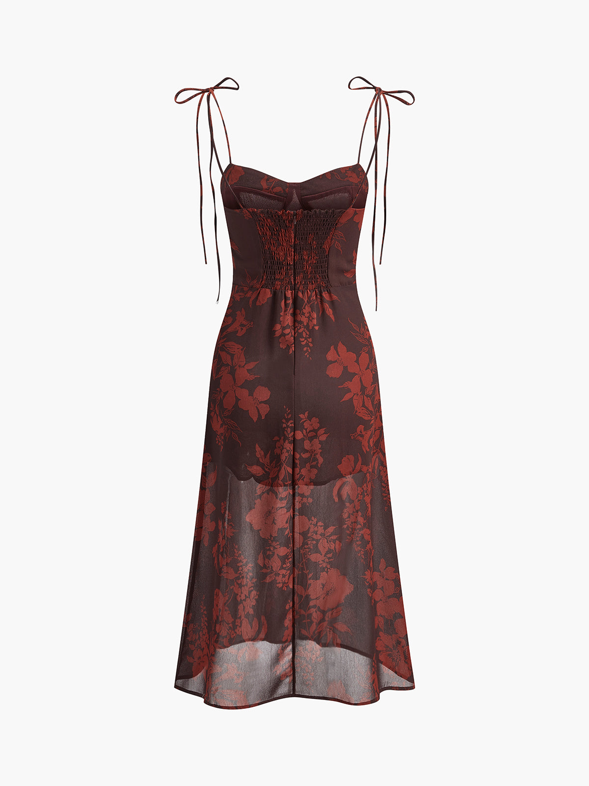 Geblümtes Trägerkleid