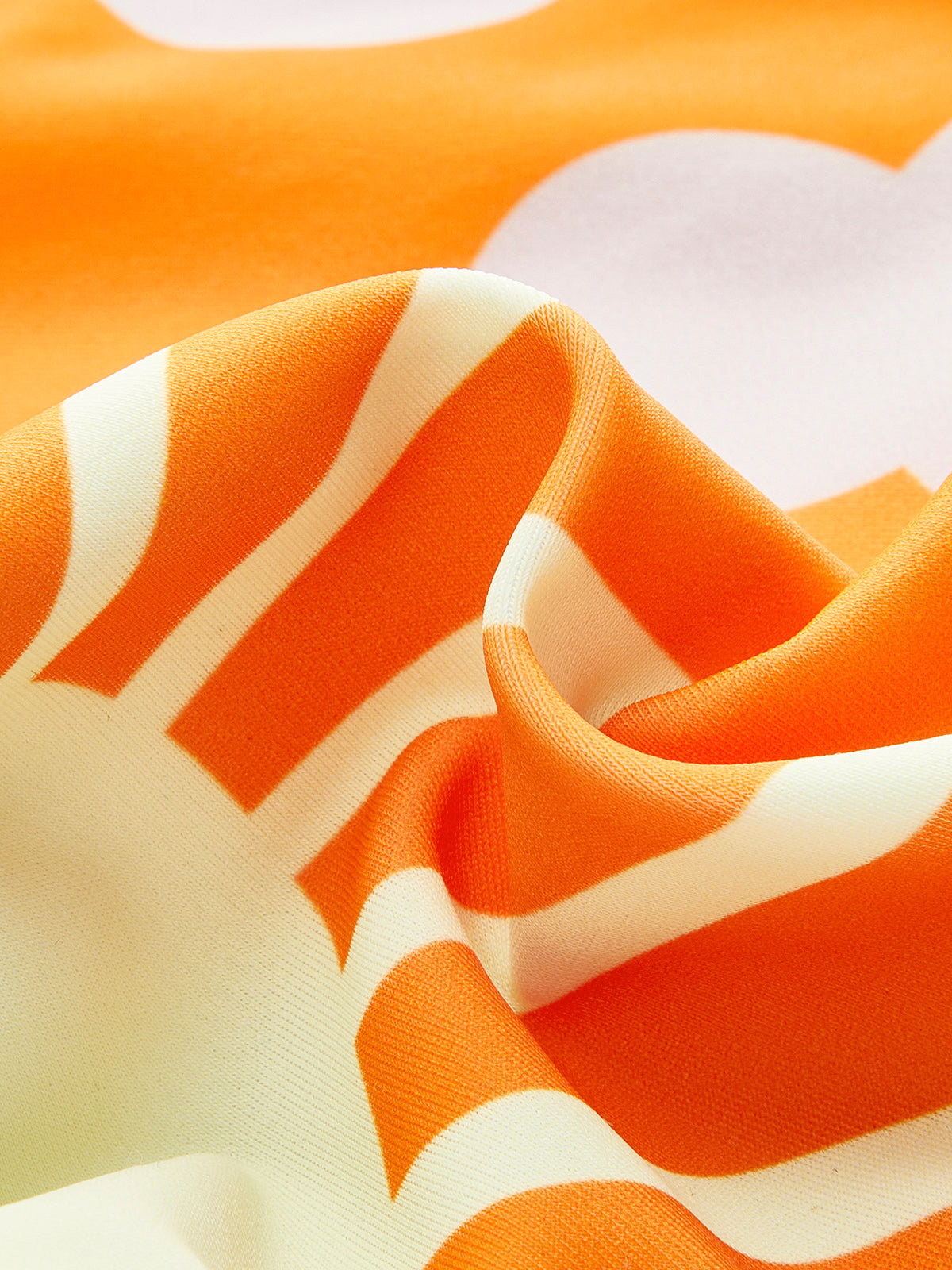 Badeanzug mit tropischem Print und Rückenausschnitt 