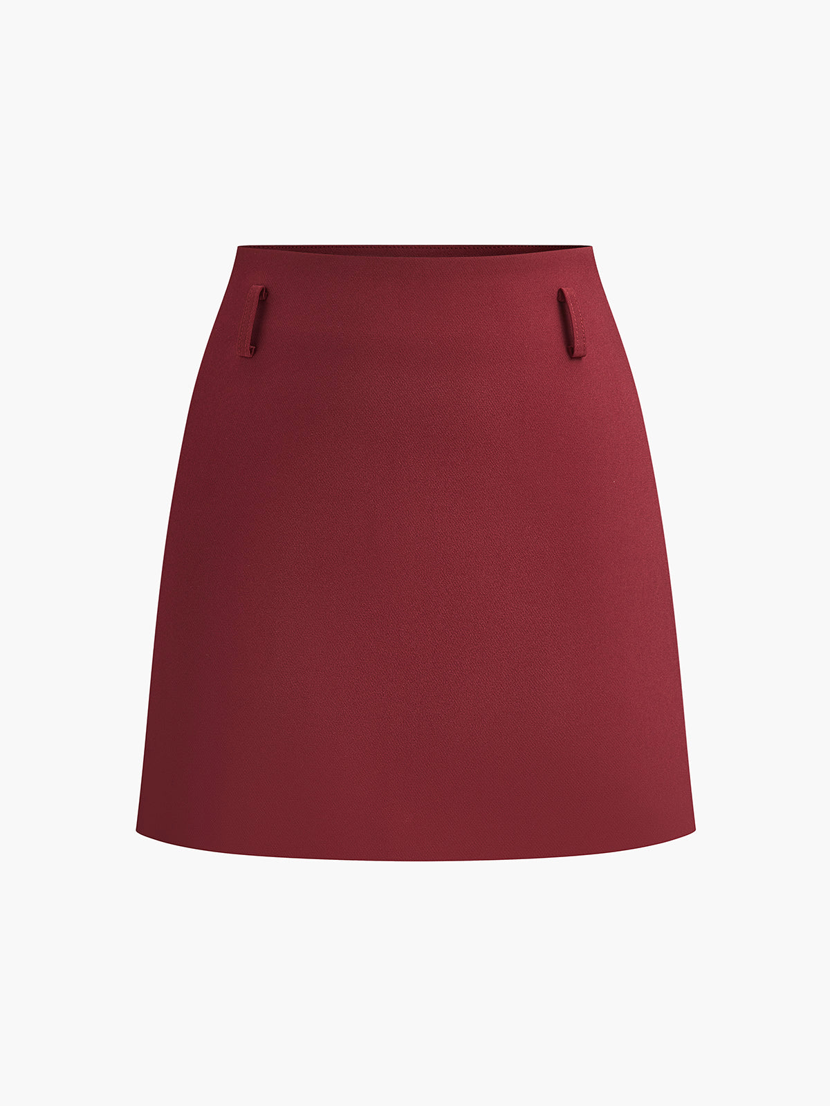 Regular A-Line Mini Skirt Without Belt