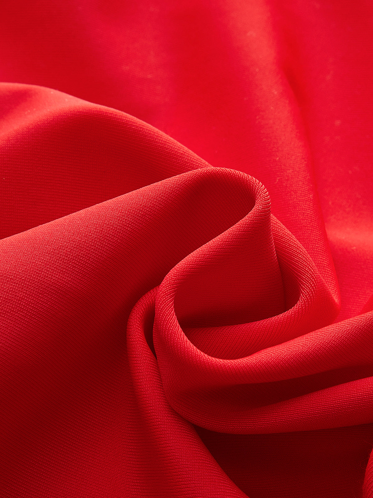 Maillot de bain une pièce rouge découpé