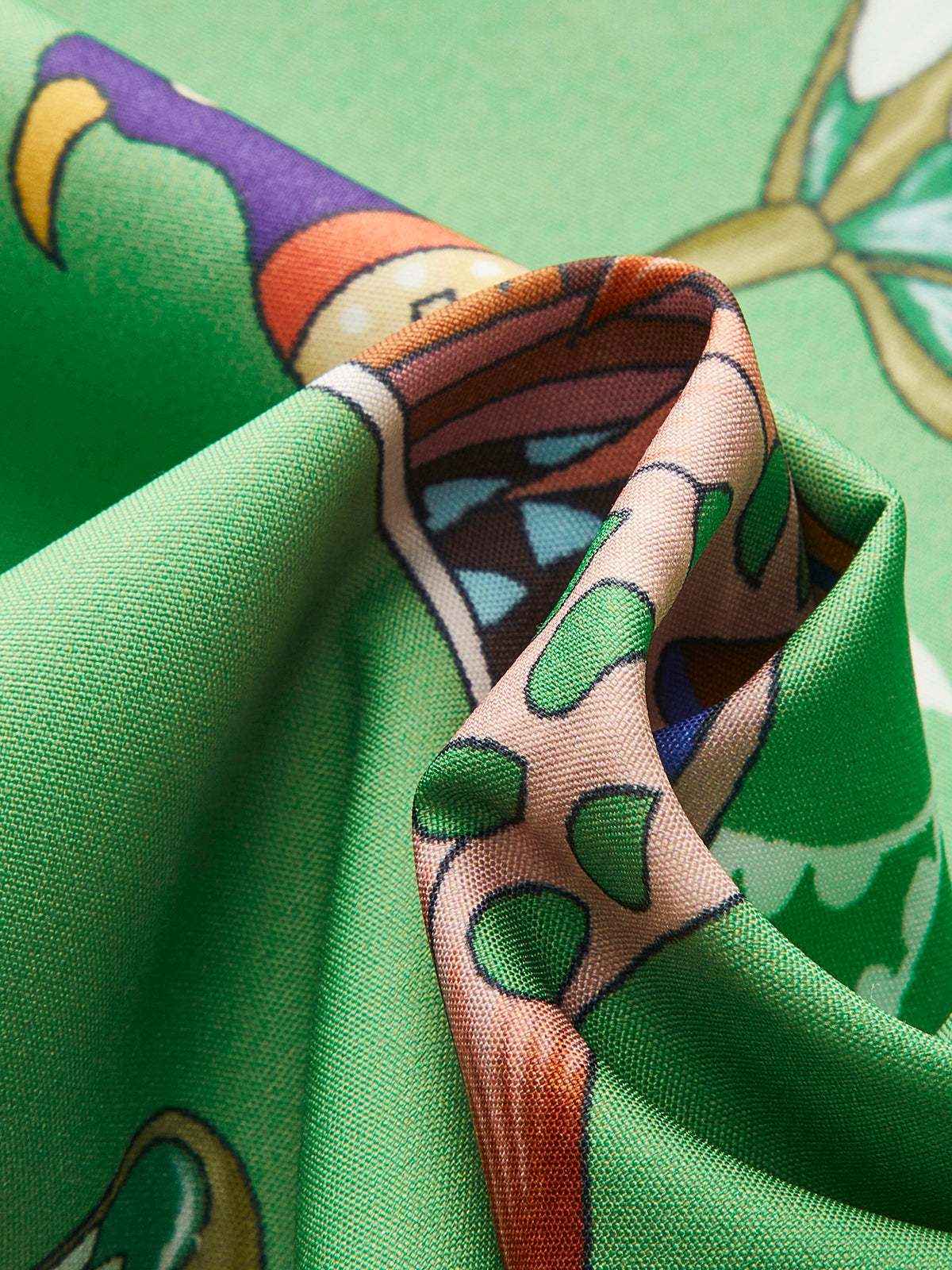 Boho Langarm-Knopf-Blumenkleid