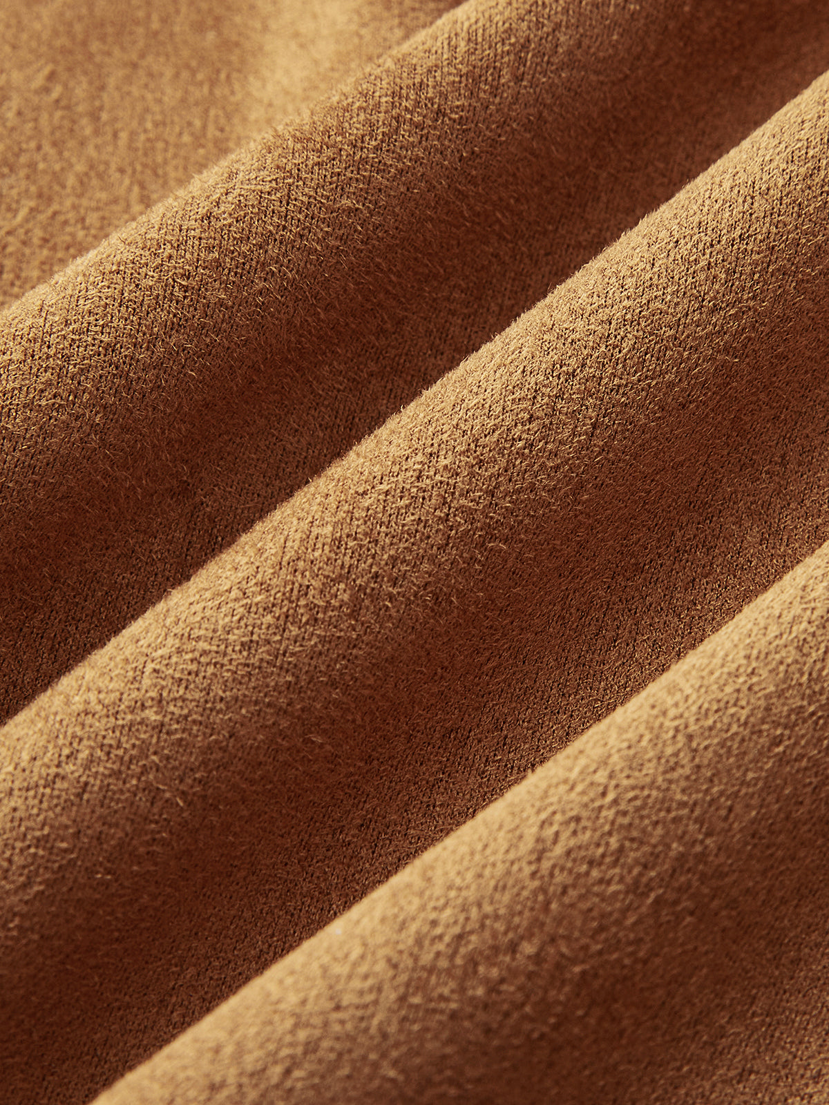 Wickelrock in Wildlederoptik mit Reißverschluss 