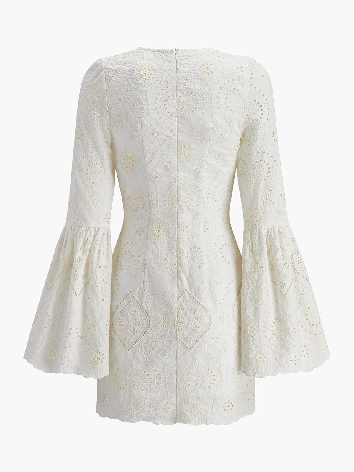 Robe bohème semi-transparente à lacets 