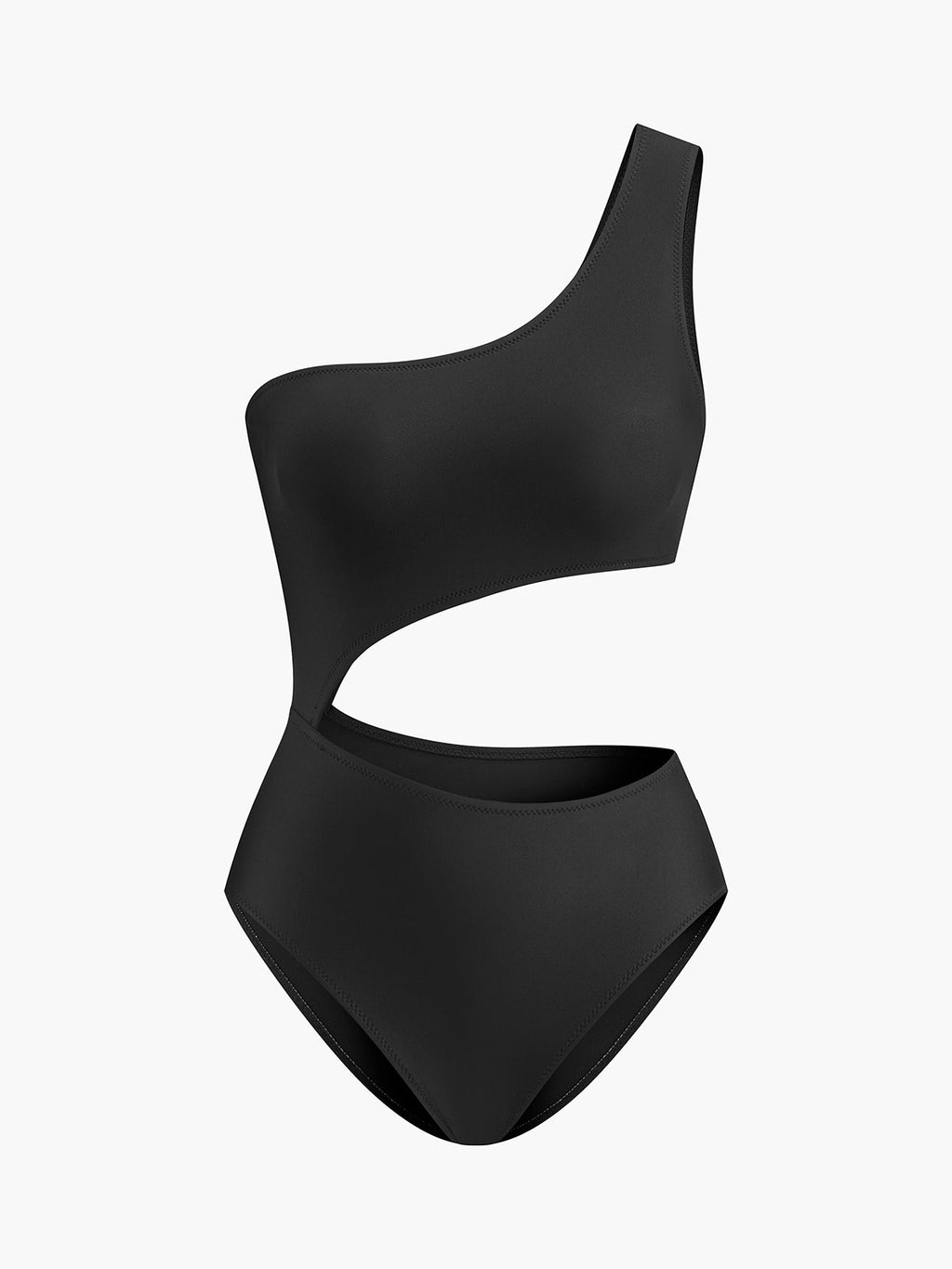 Asymmetrischer Einteiler-Badeanzug mit Cut-Outs