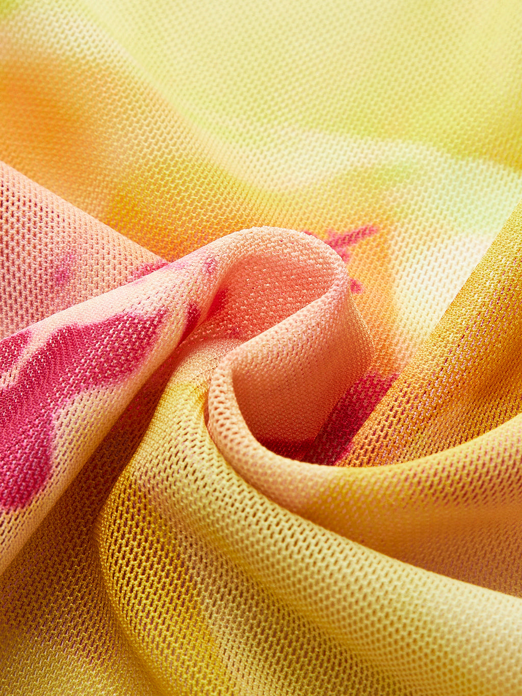 Mesh-Rock mit Blumenmuster zum Überziehen