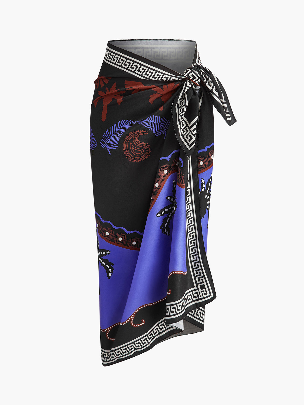 Bedruckter Sarong mit Bindegürtel 