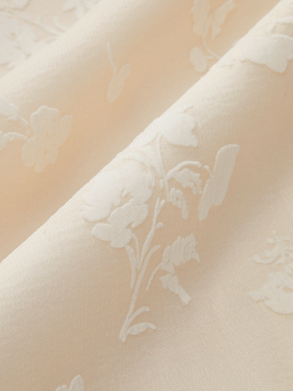 Geblümtes Jacquard-Maxikleid