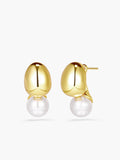 Abnehmbare Golden Bean Ohrstecker