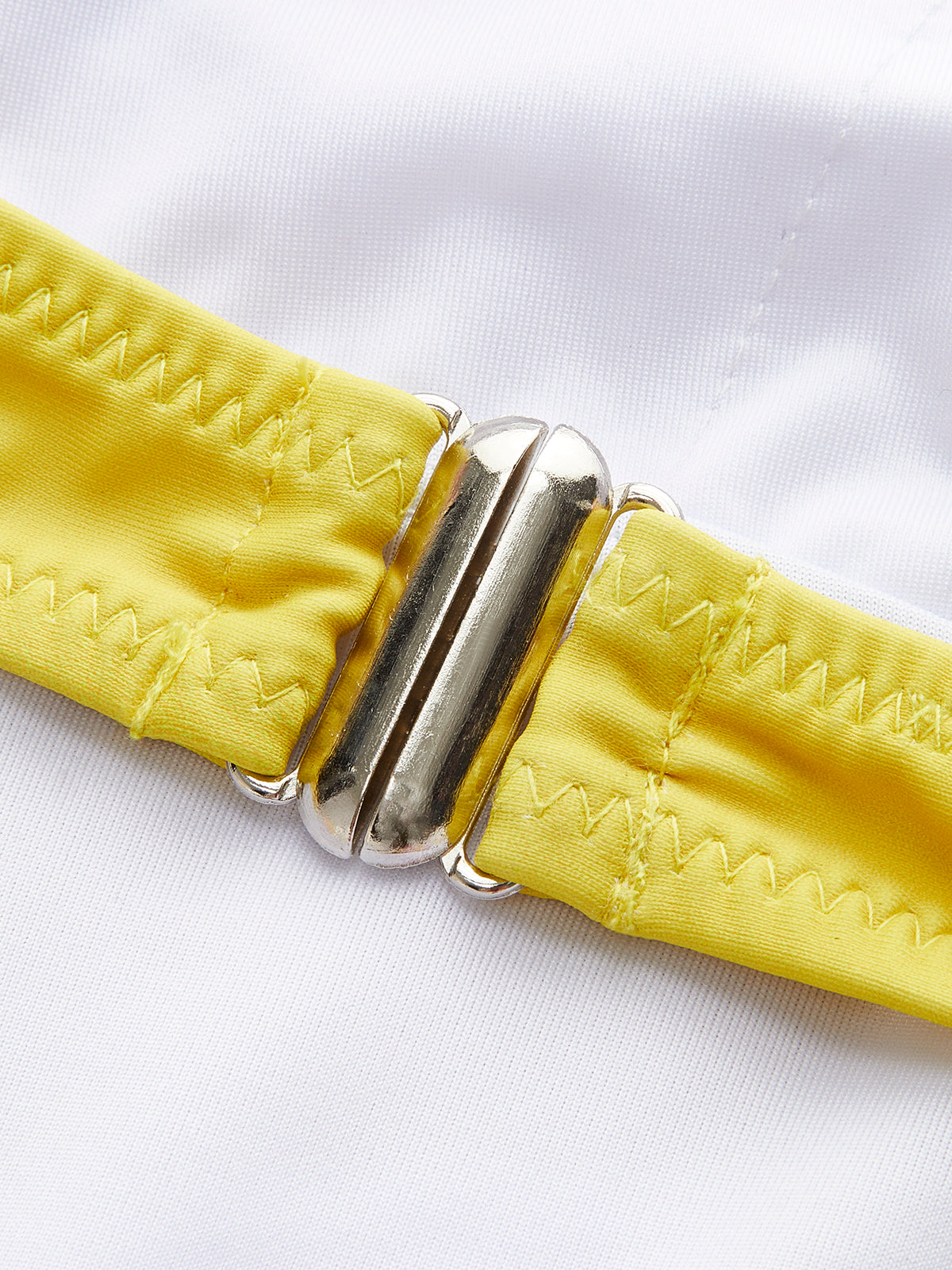 Jersey-Badeanzug mit Blumenmuster und Cut-Outs 