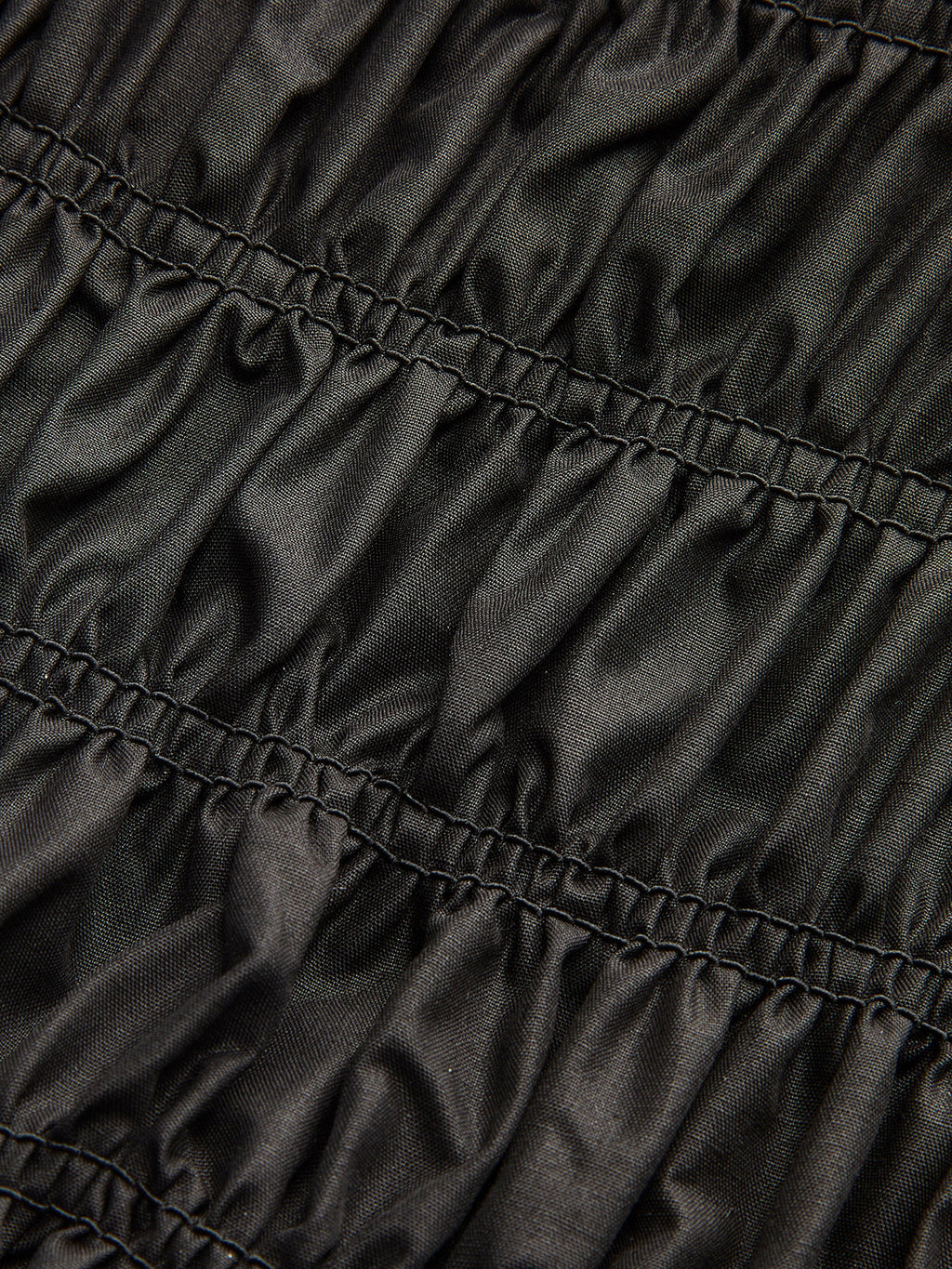 Shirred Tie-Strap Dress