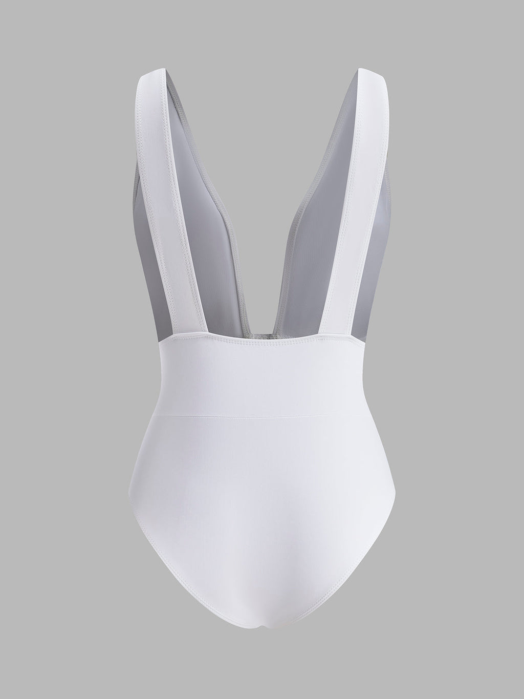 Maillot de bain une pièce décolleté en V profond
