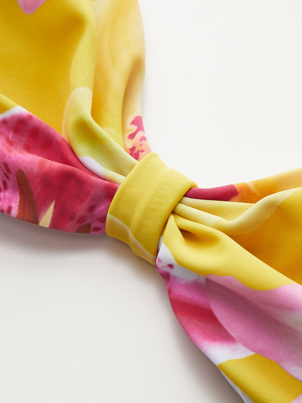 Jersey-Bikini-Set mit Blumenmuster 