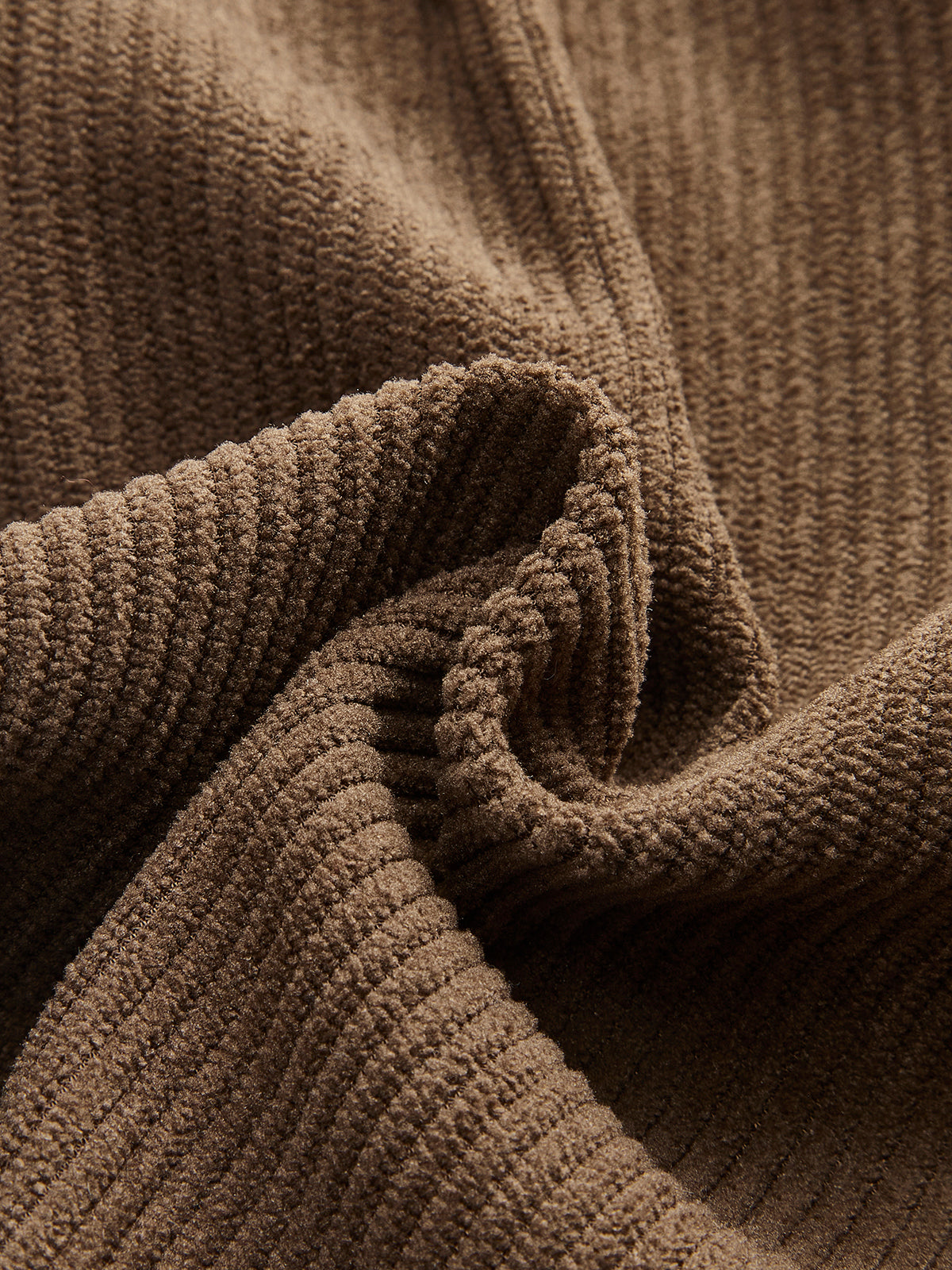 Cord-Rort mit Taschen und Gürtel 