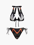 Ensemble de bikini dos nu à nouer dans le cou