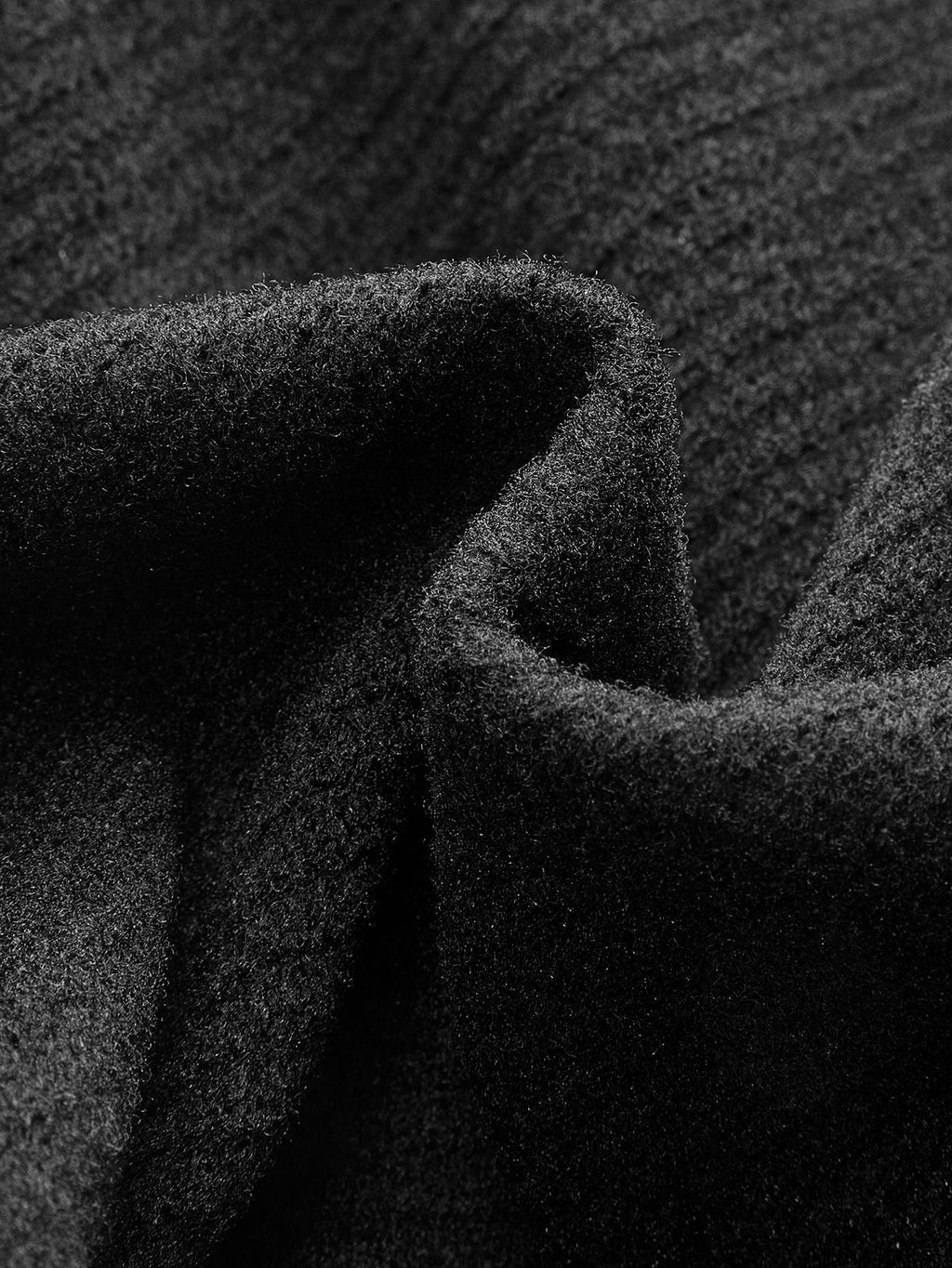 Short ample en tweed à poches, taille mi-haute