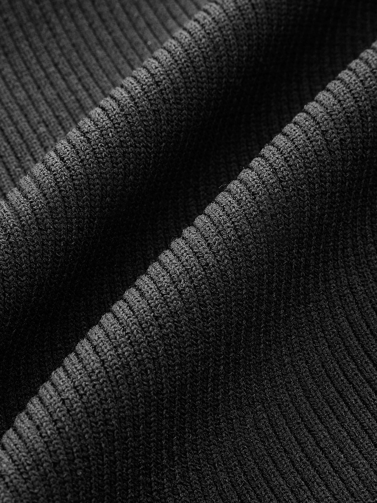 Denim Collar Ribbed Sleeveless Top