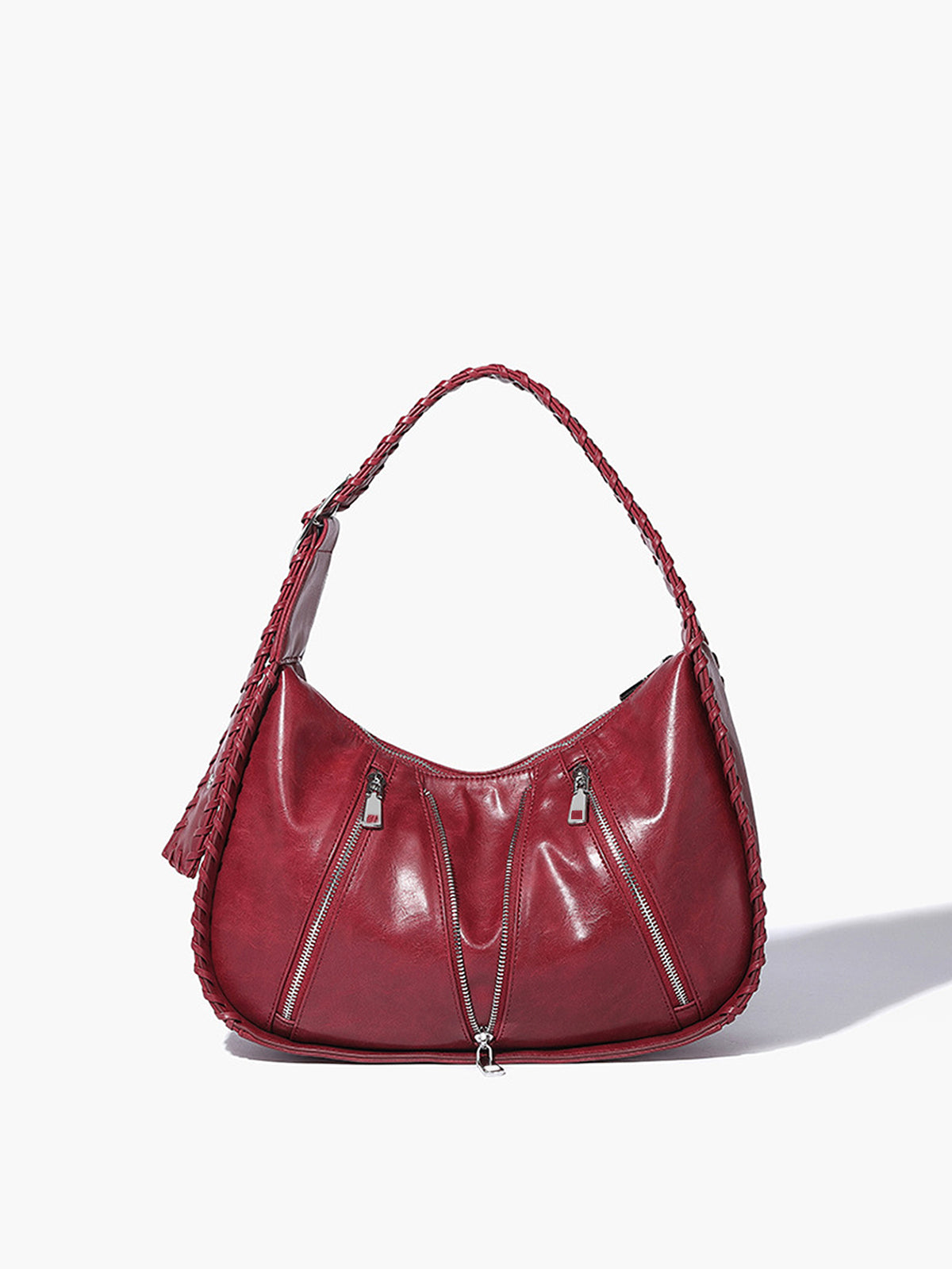 Sacoche d'aisselle à fermeture éclair et boucle souple