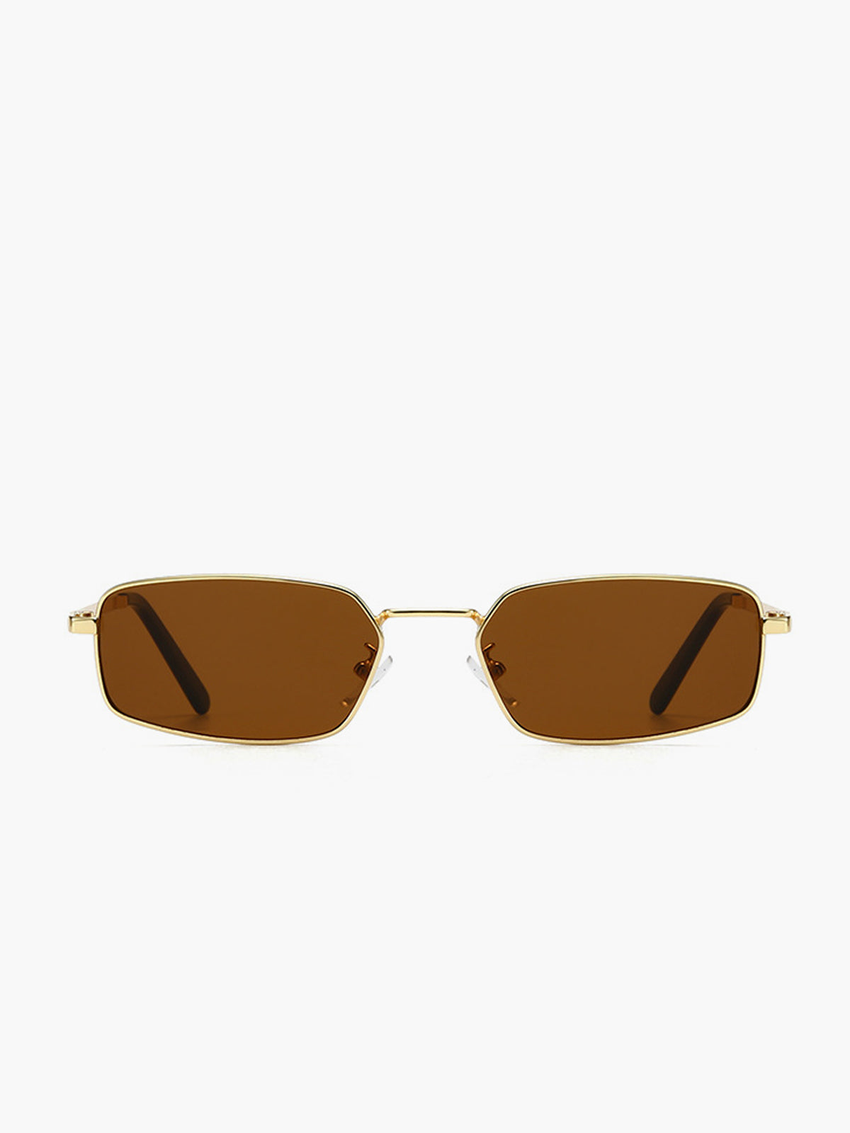 Retro Square Metal Frame Sunglasses