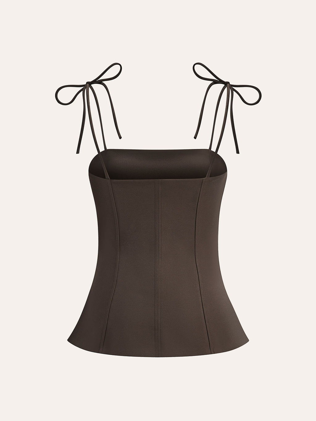 Haut corset à nouer aux épaules