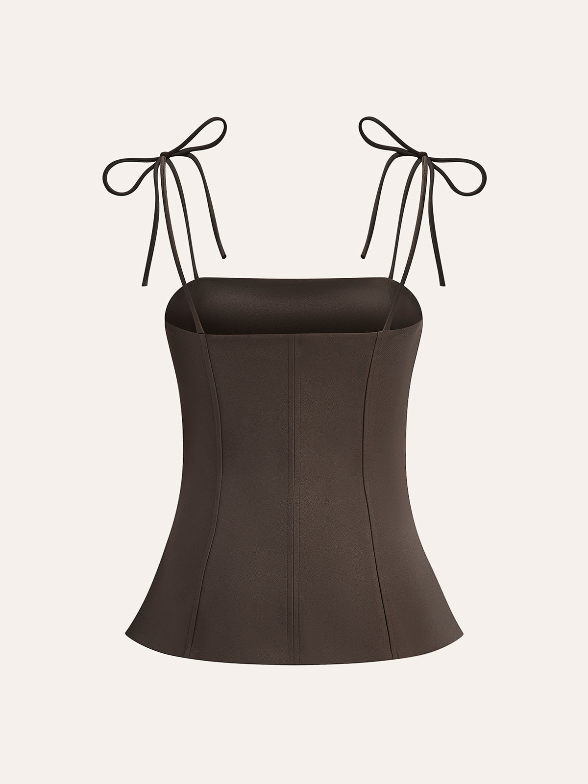 Haut corset à nouer aux épaules