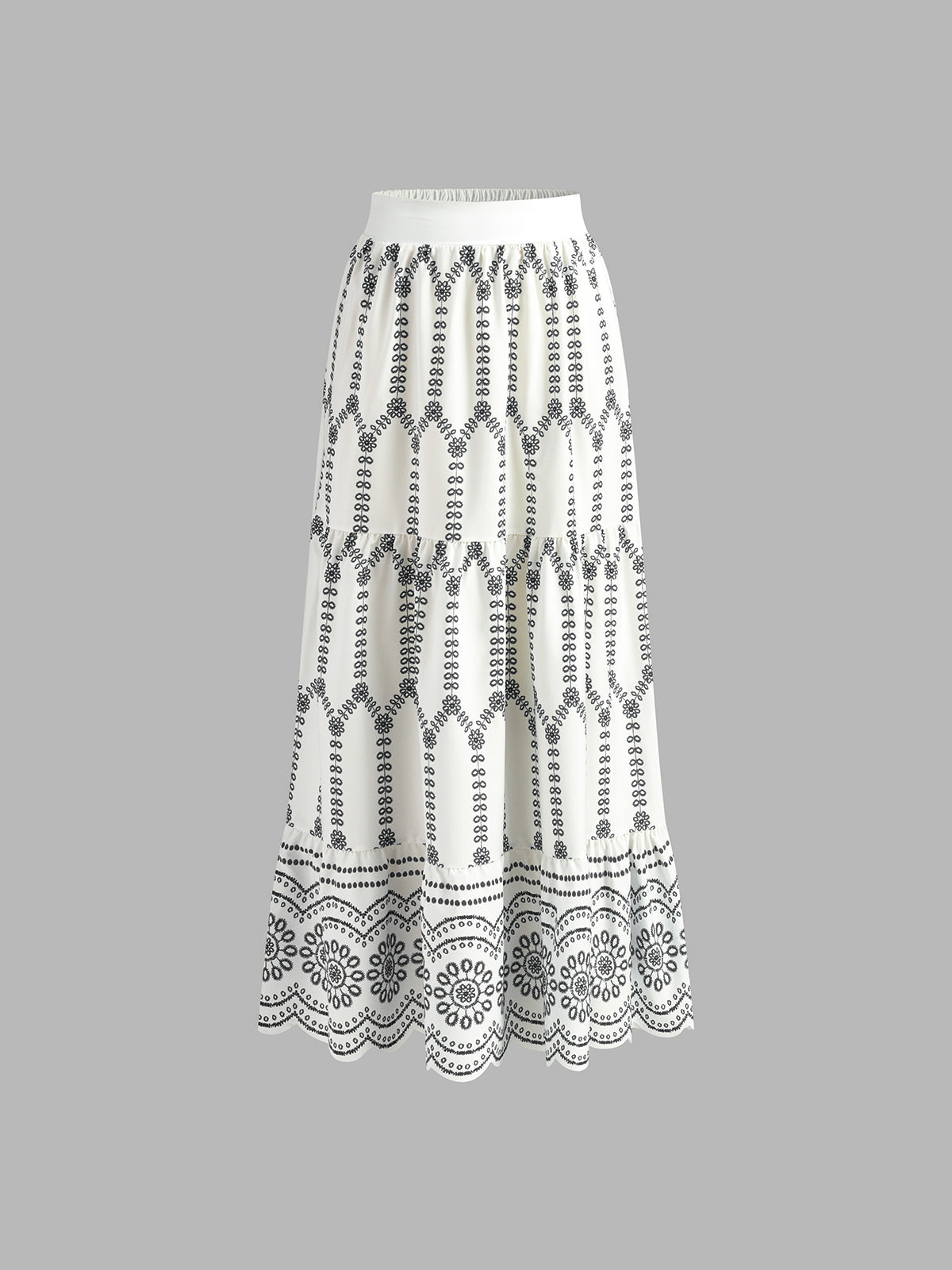 Ensemble jupe sans manches imprimée à nouer dans le dos 