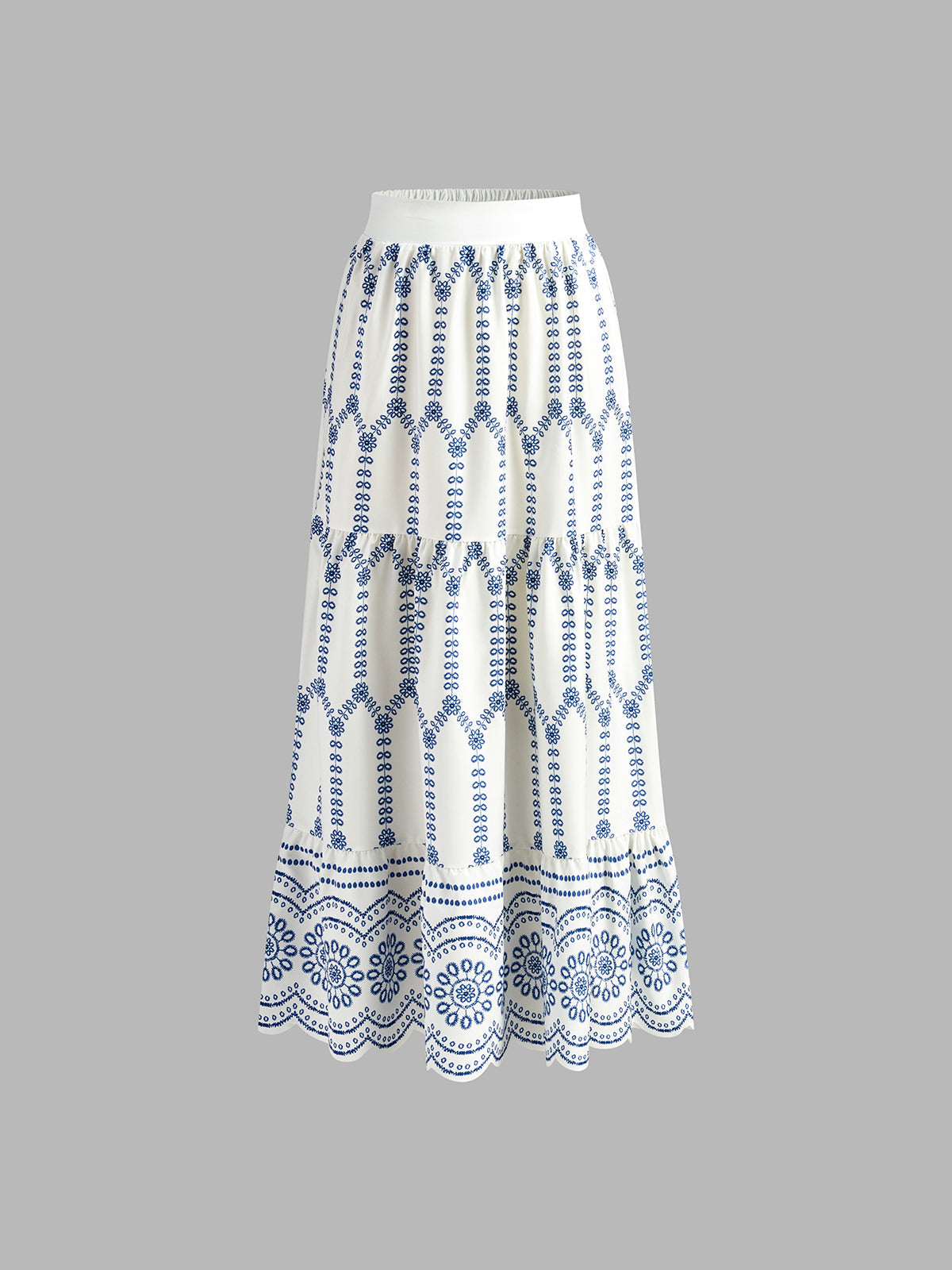 Ensemble jupe sans manches imprimée à nouer dans le dos 