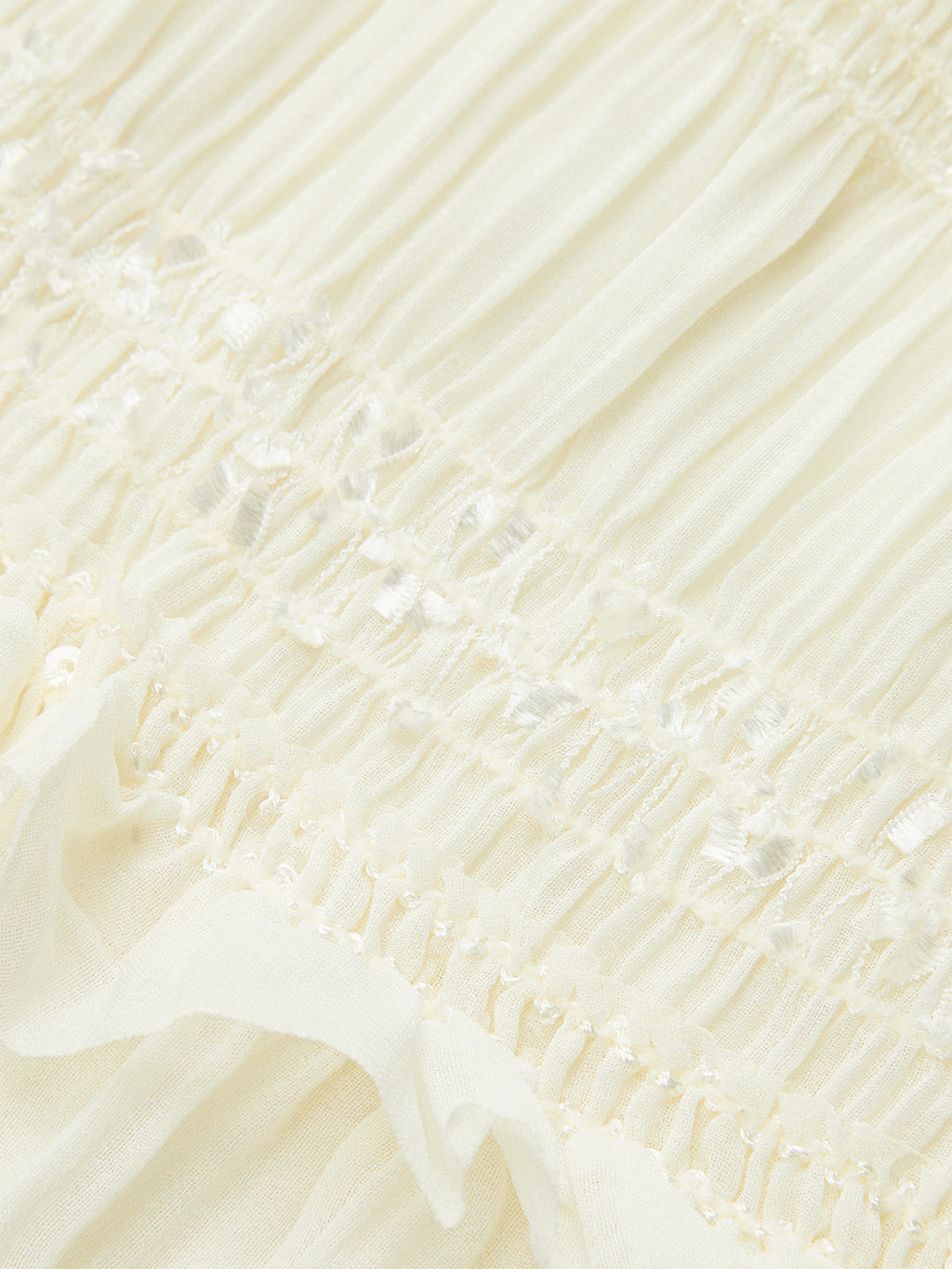 Smocked Halter Crop Top With Tiered Skirt Set
