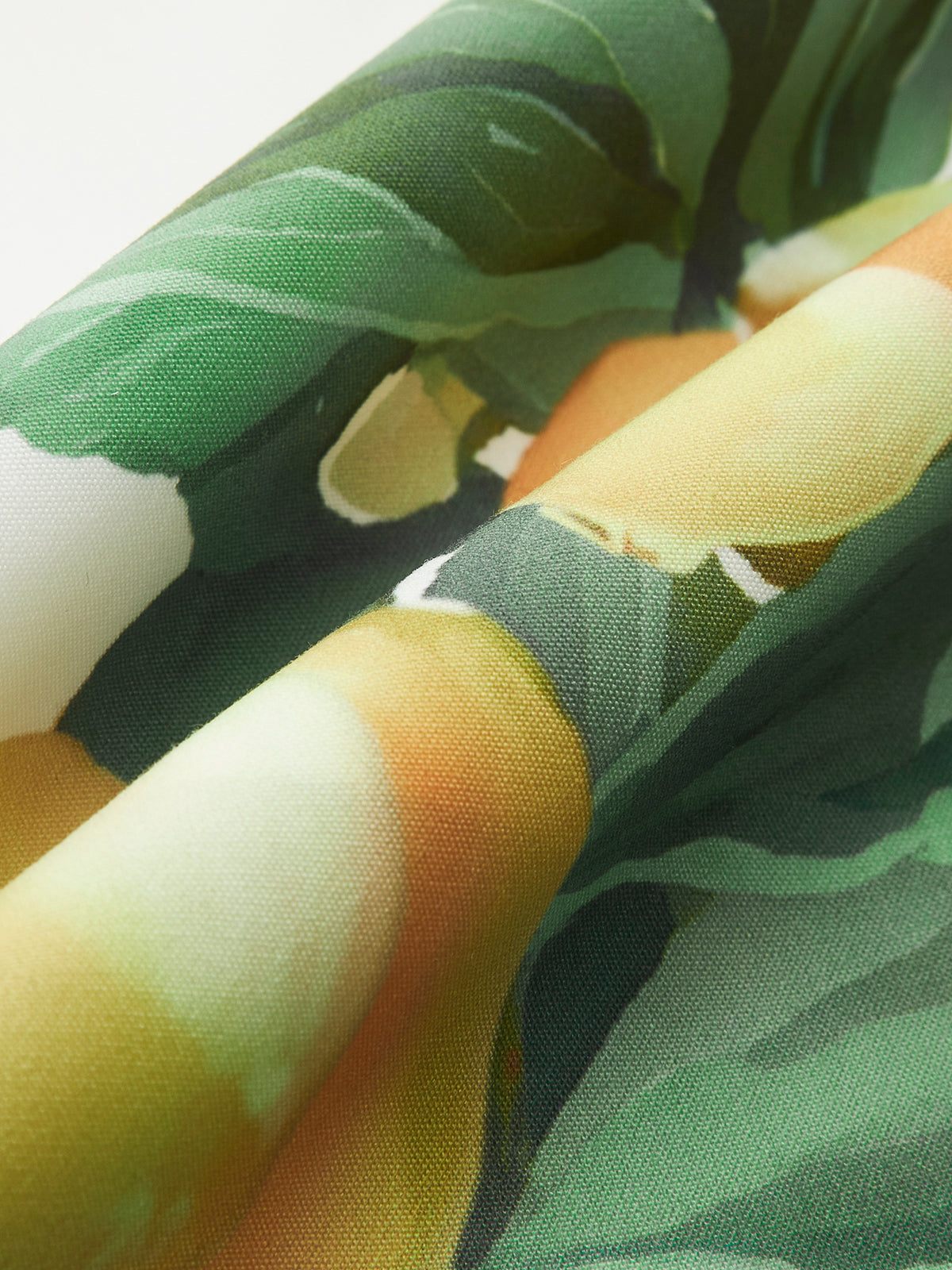 Robe corset trapèze à imprimé citron 