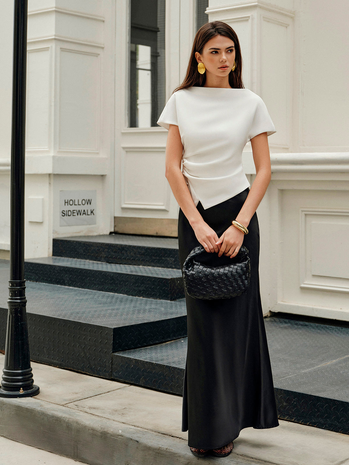 Meerjungfrauenrock aus Satin 