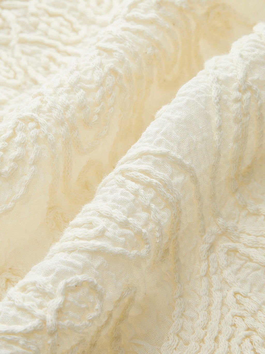 Semi-transparente Häkelspitze mit Blumen-Detail-Tanktop