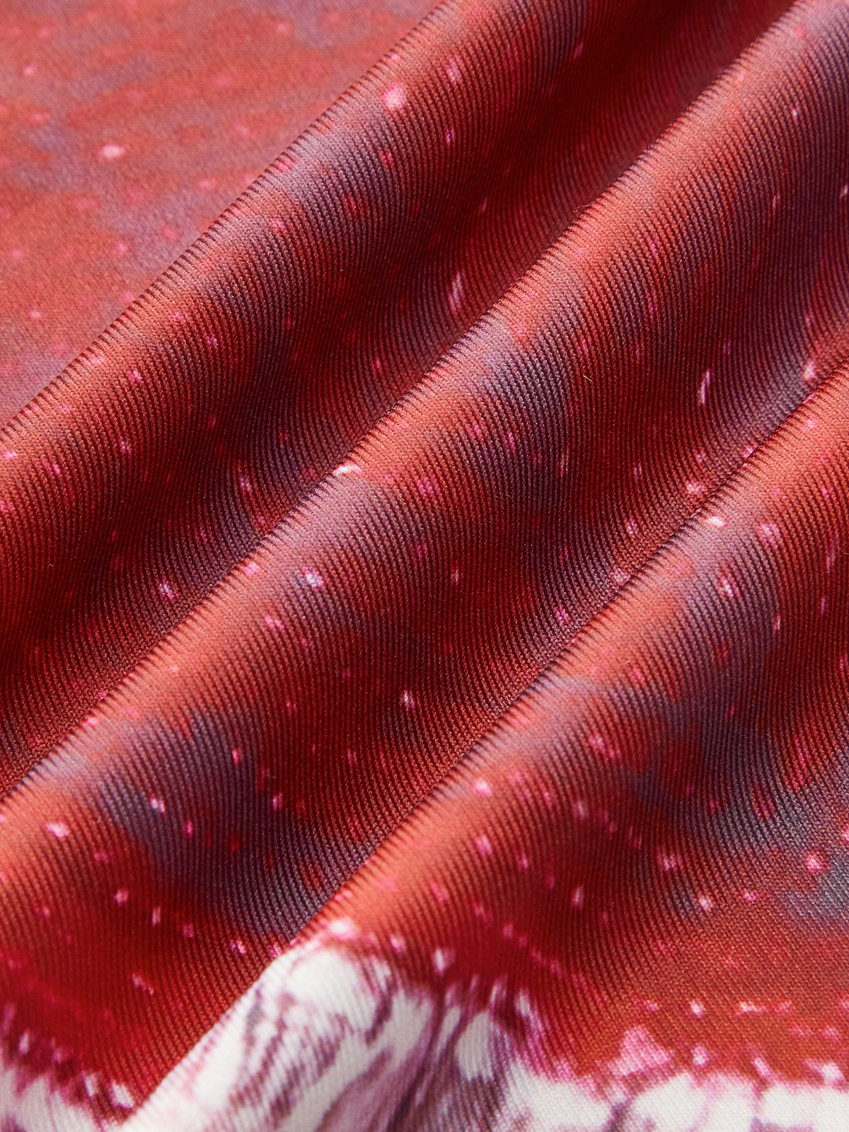 Knot-Front Printed Dress With Chain Detail