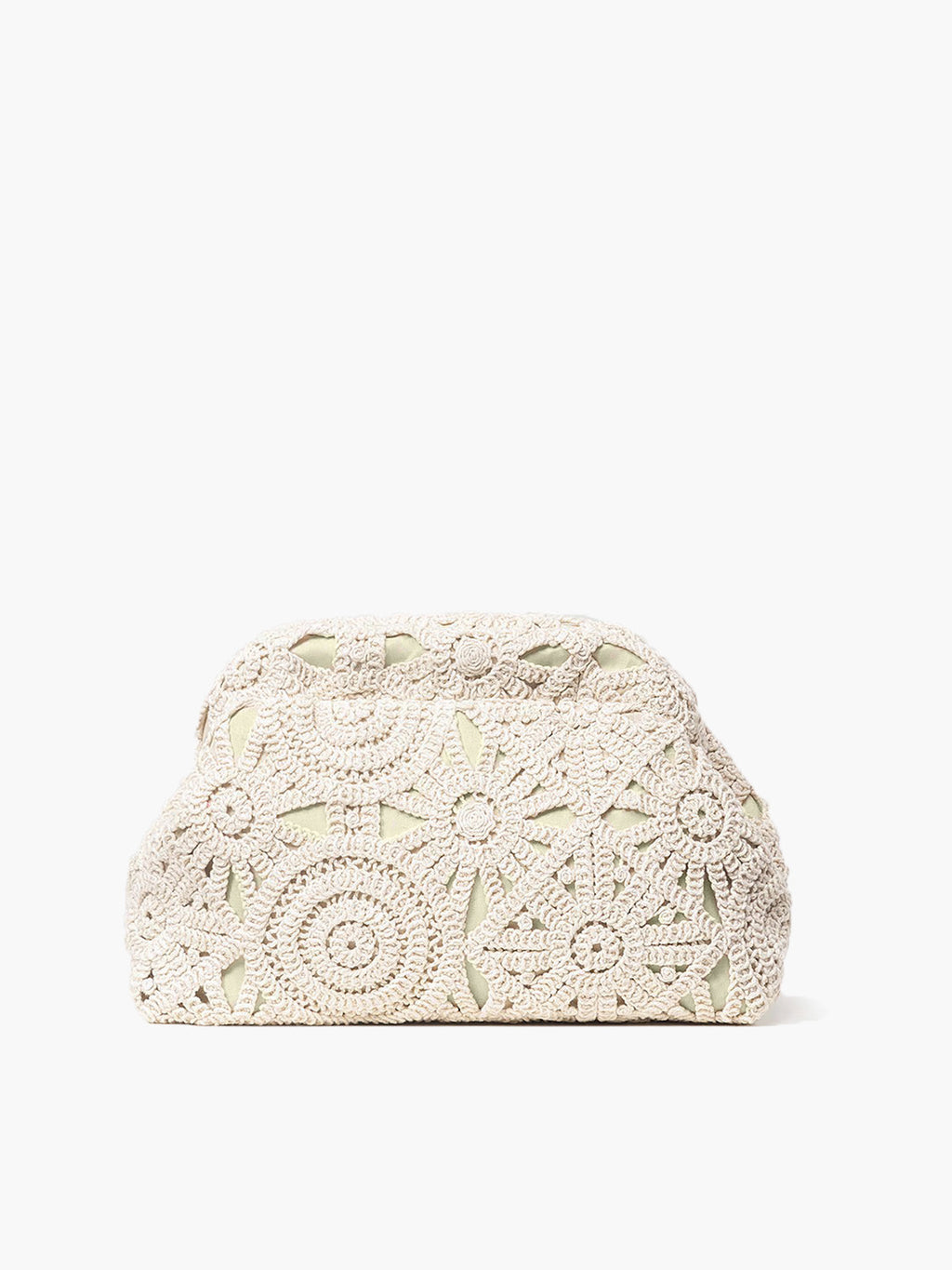 Pochette en dentelle au crochet