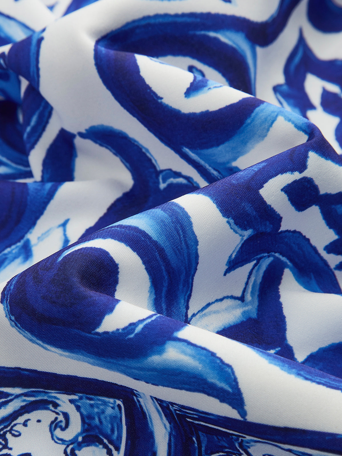 Satinrock mit Boho-Print 