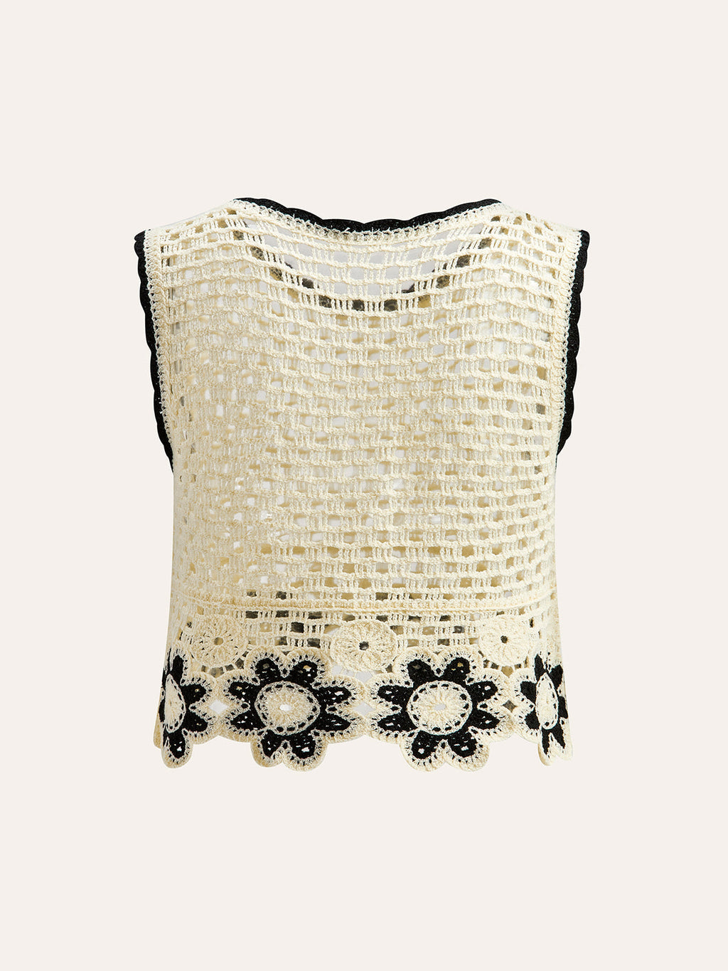 Häkel-Blumentop mit Hosen-Set