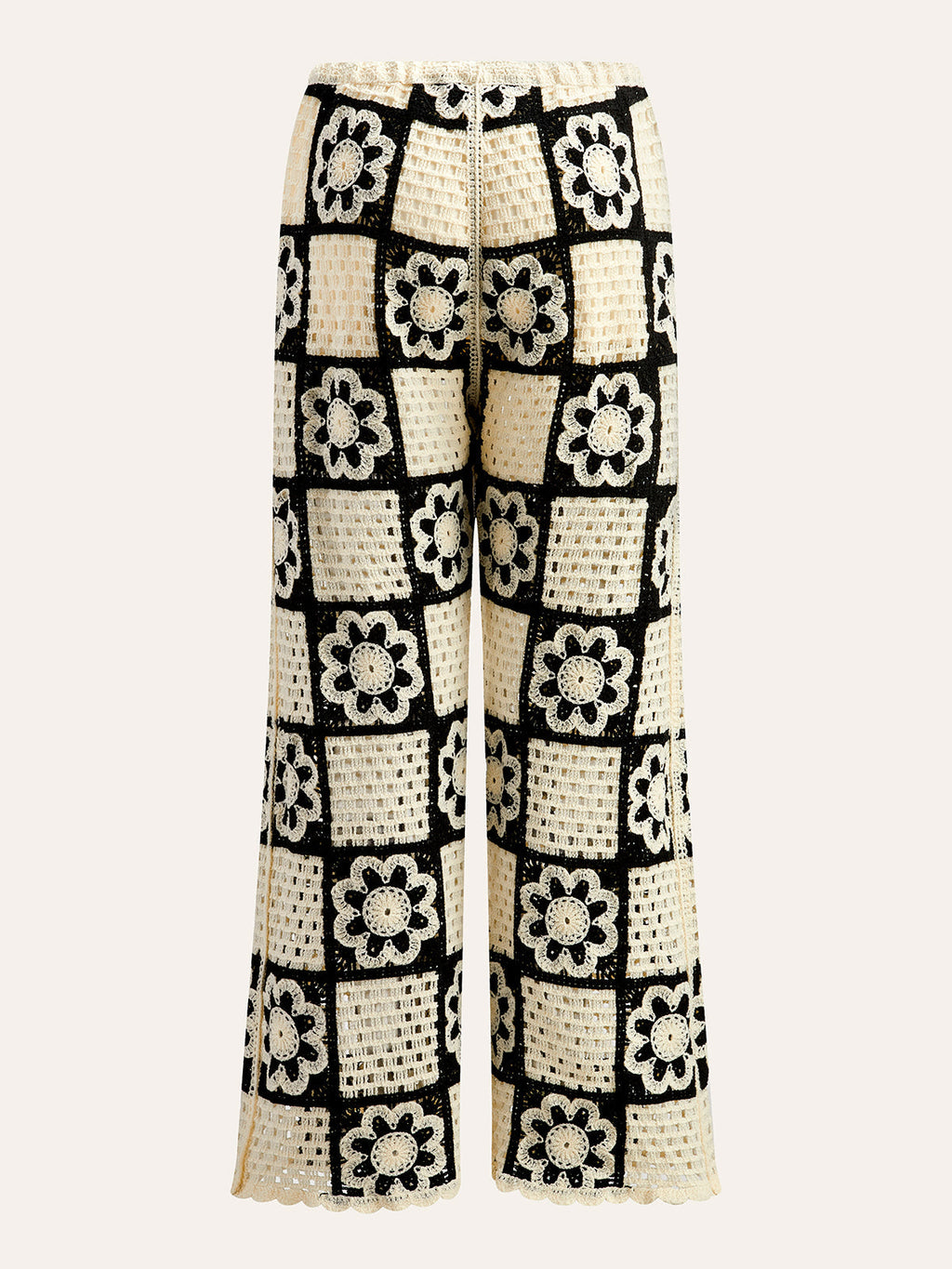 Häkel-Blumentop mit Hosen-Set