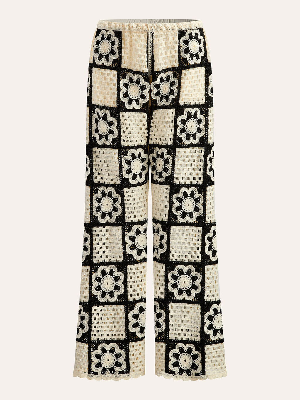 Häkel-Blumentop mit Hosen-Set