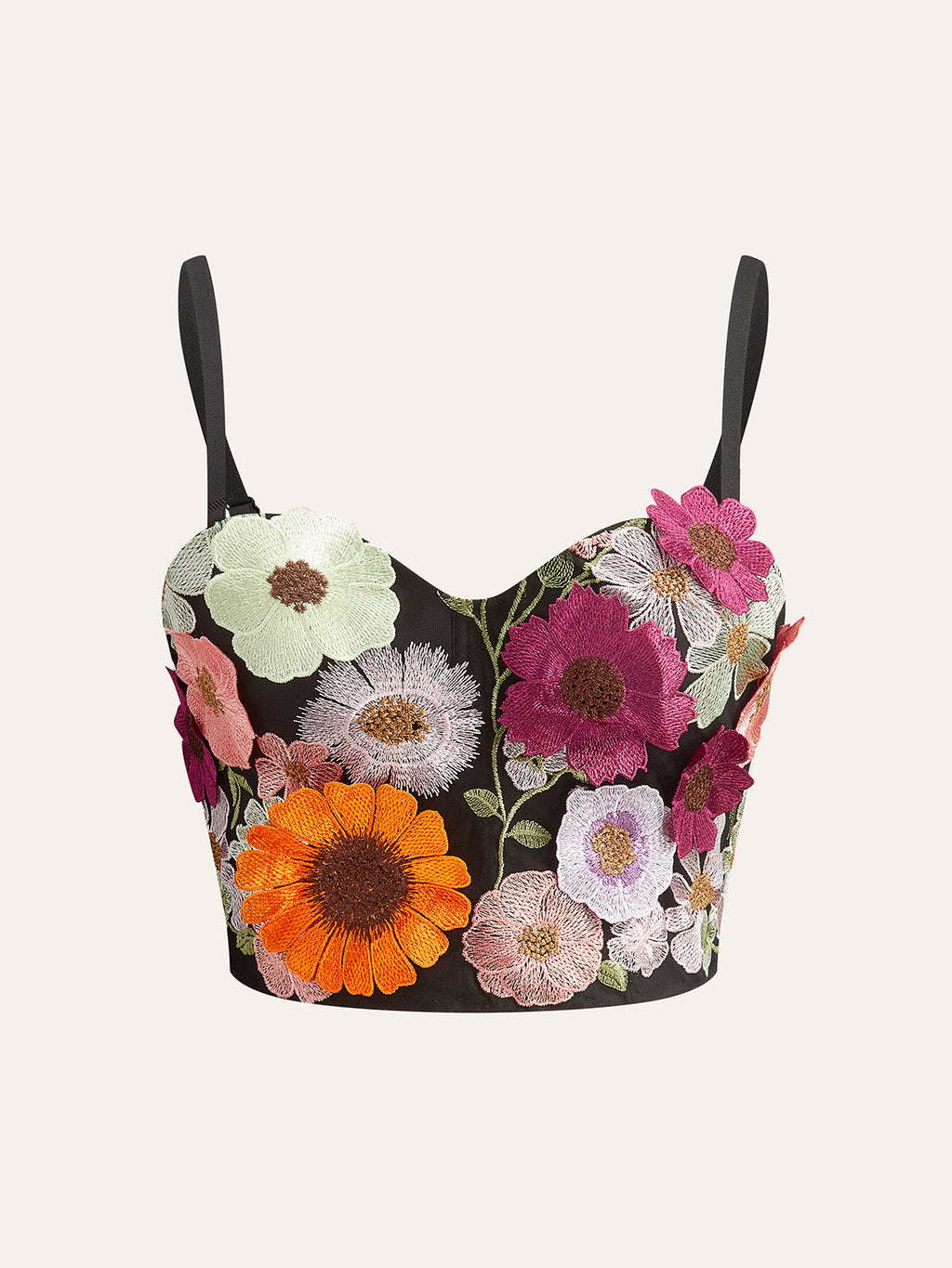 Haut Corset Fleur 3D