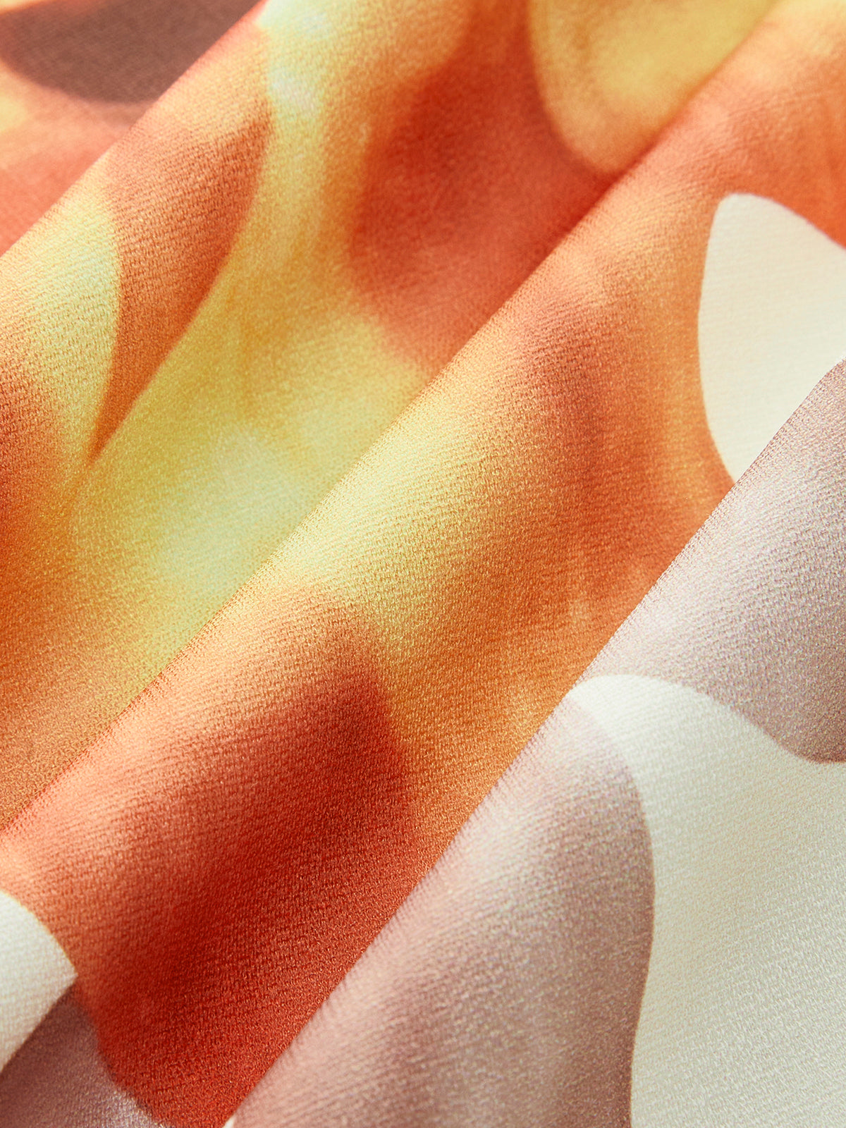 Robe oversize à imprimé tie-dye 