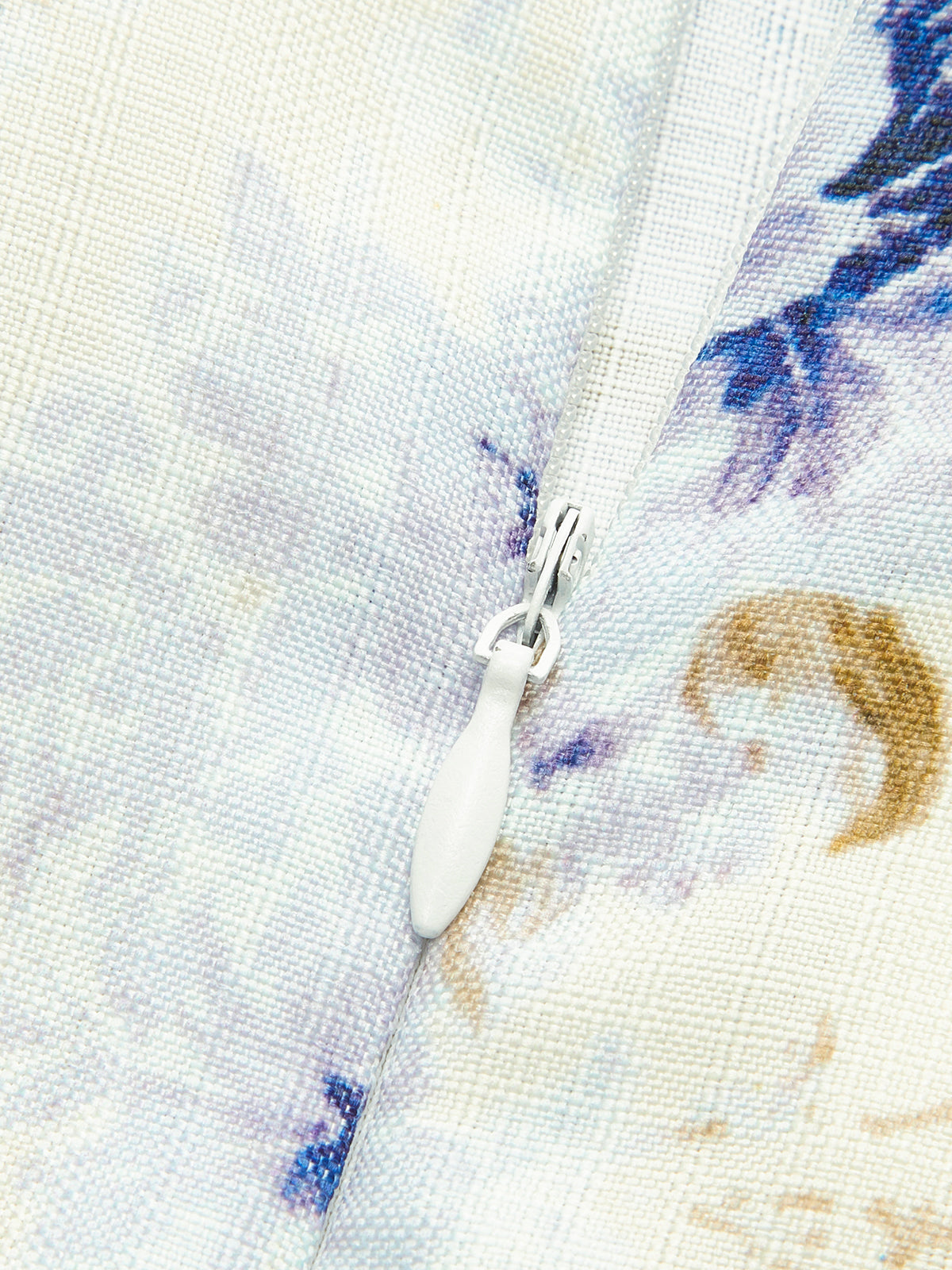 Robe à manches bouffantes imprimée florale avec ceinture 