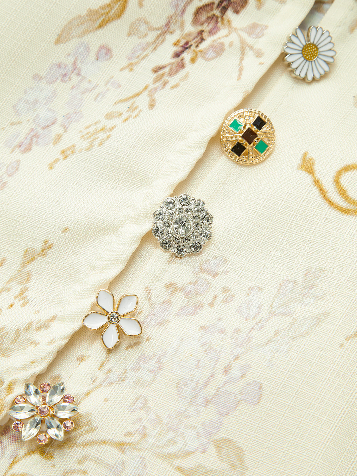 Robe à manches bouffantes imprimée florale avec ceinture 