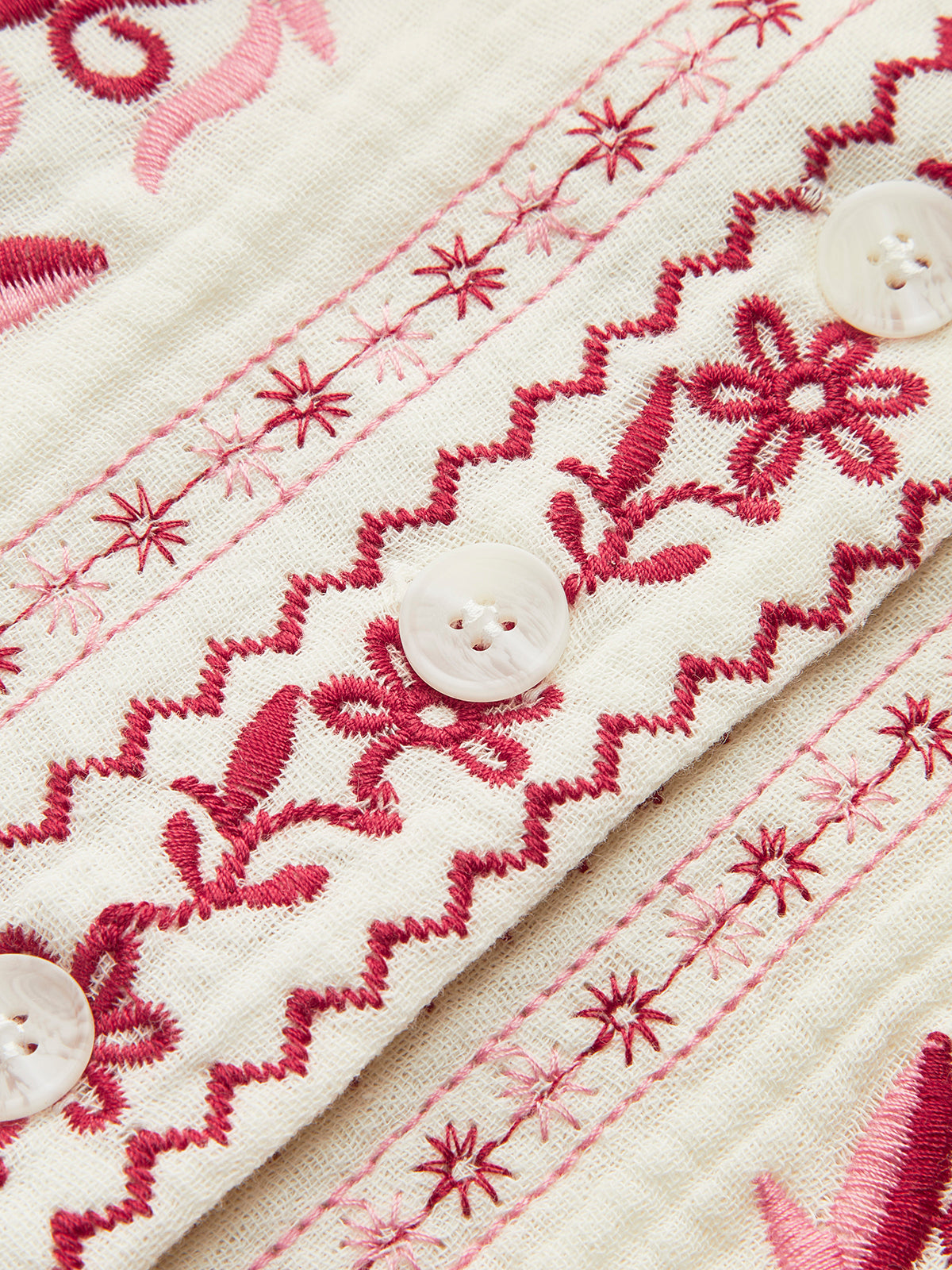 Boho Print Vest With Belt Back