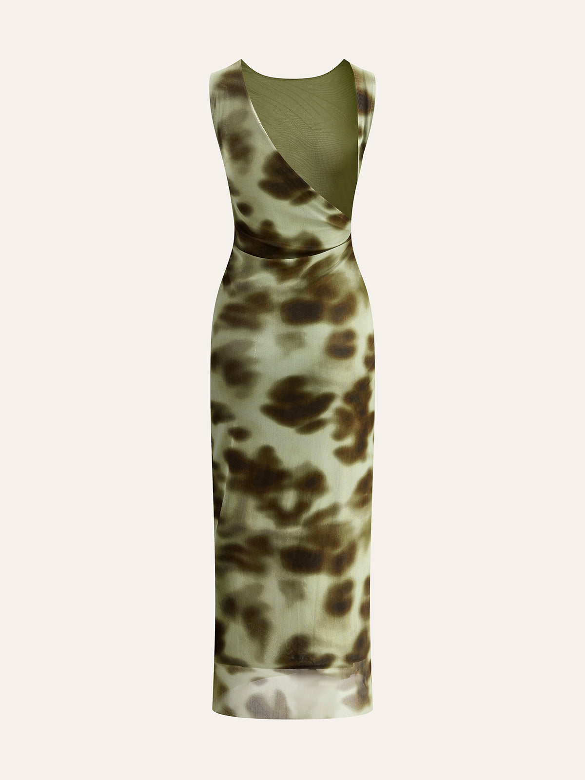 Boho Print Mesh Dress