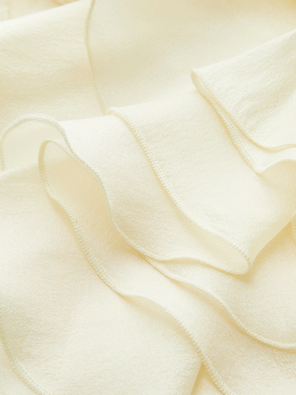 Oberteil mit Rüschendetail und Schlüssellochausschnitt hinten