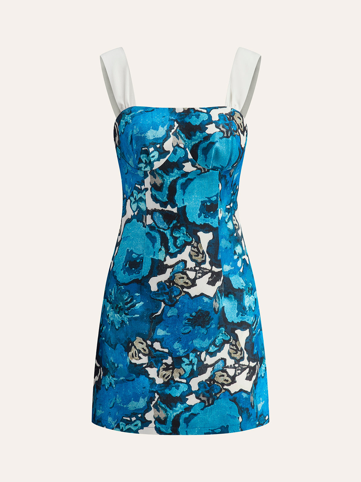 Robe débardeur à imprimé floral 