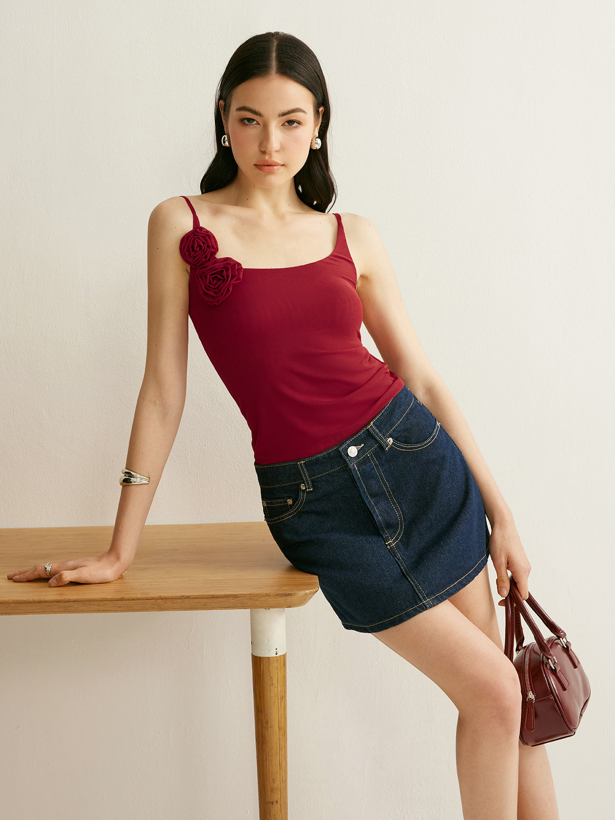 Floral Detail Cami Top