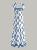 Geblümtes Trägerkleid